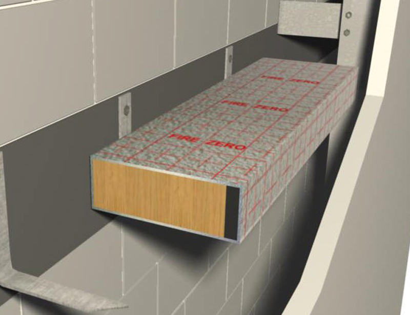 MDL File Zero Rainscreen Fire Closer 25mm | 2 Hr Fire Protection