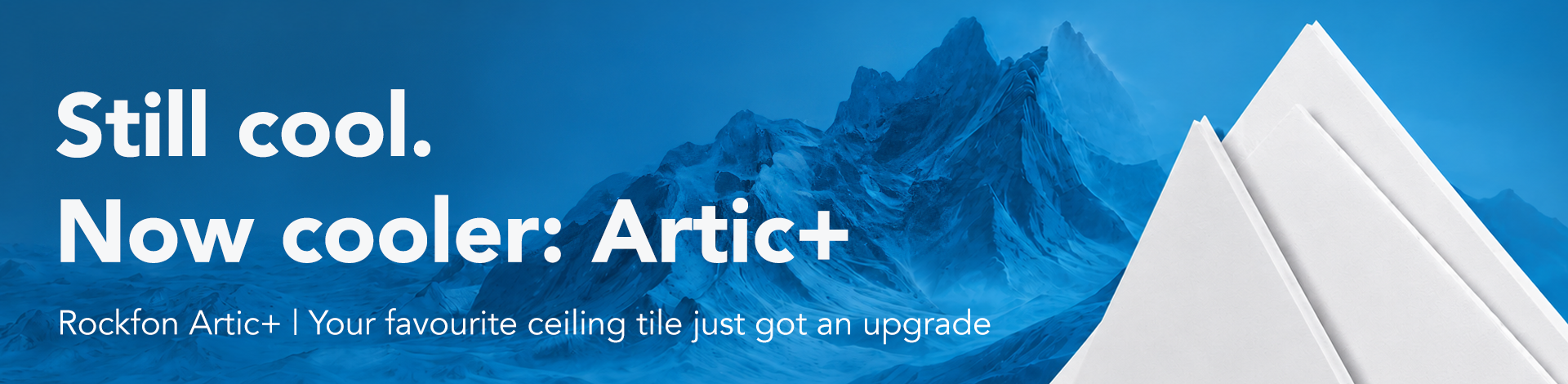 rockfon-artic-plus banner