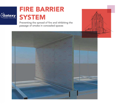 Fire Barrier System - New roll sizes from Rockwool