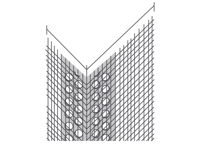 ecorend CN0MESH Wing Mesh Angle Bead
