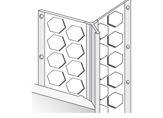 ecorend CB6 6mm PVC Corner Bead