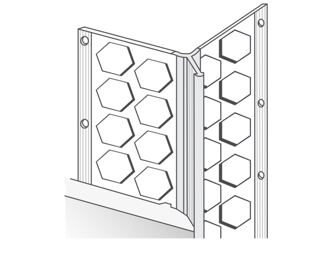 ecorend CB6 6mm PVC Corner Bead