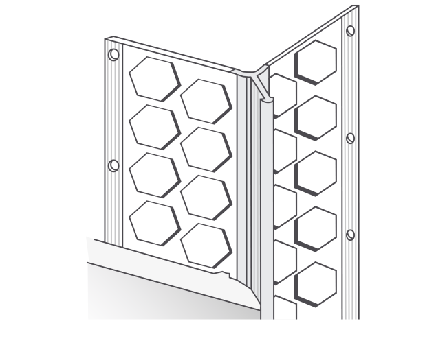 ecorend CB10 10mm PVC Corner Bead