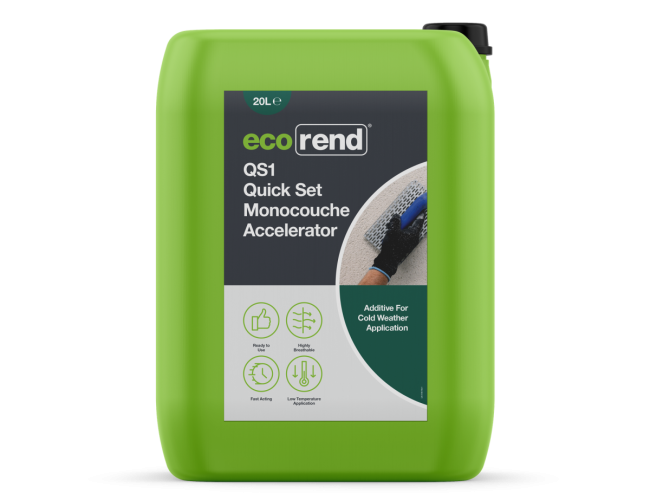 ecorend QS1 Quick Set Monocouche Accelerator