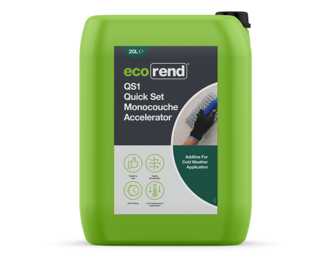 ecorend QS1 Quick Set Monocouche Accelerator