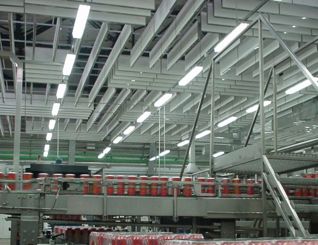 Rockfon® System Industrial Baffle